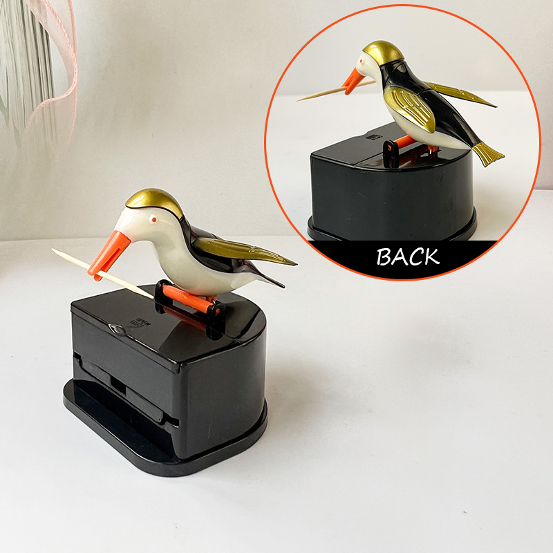 BIRD-SHAPED TOOTHPICK DISPENSER – FUN &amp; FUNCTIONAL TABLETOP ESSENTIAL!