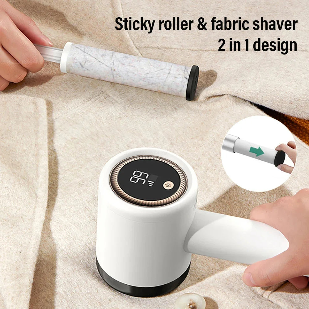 USB RECHARGEABLE LINT REMOVER – ELECTRIC FABRIC SHAVER FOR FUZZ-FREE CLOTHES!