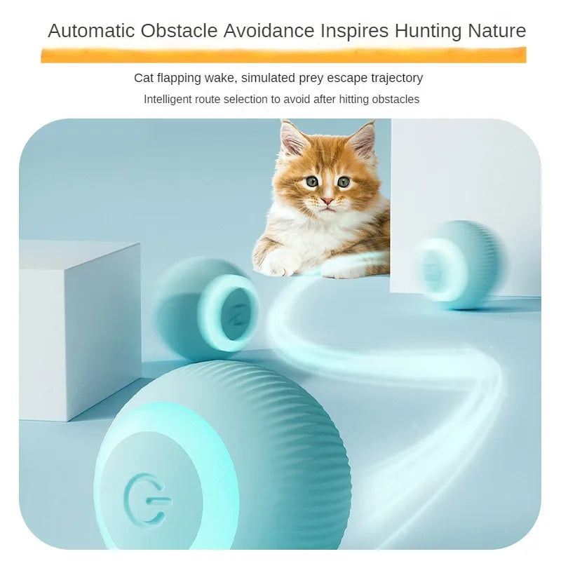 SMART ELECTRIC ROLLING BALL – ENDLESS FUN FOR YOUR FURRY FRIENDS!