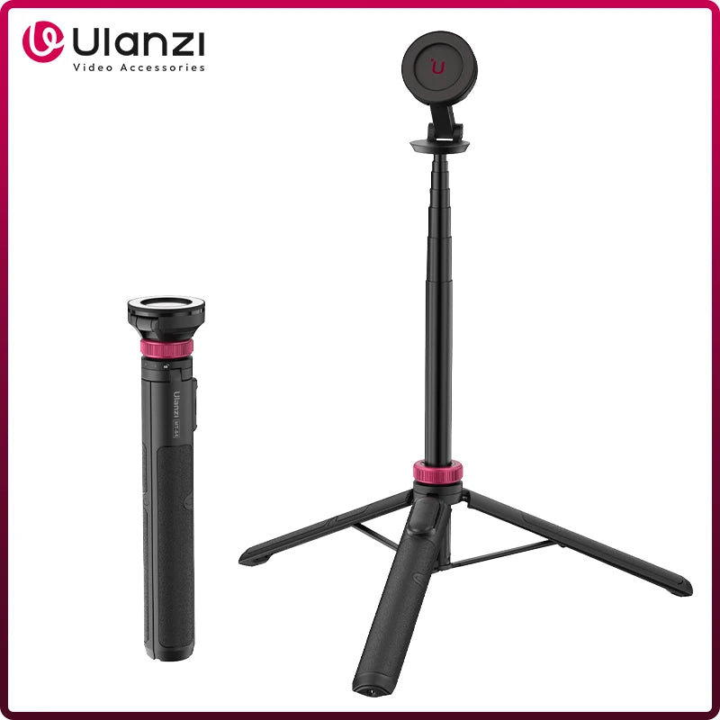 MAGNETIC SELFIE STICK TRIPOD – 1.53M WITH BLUETOOTH REMOTE FOR VLOGGING &amp; LIVE STREAMING!