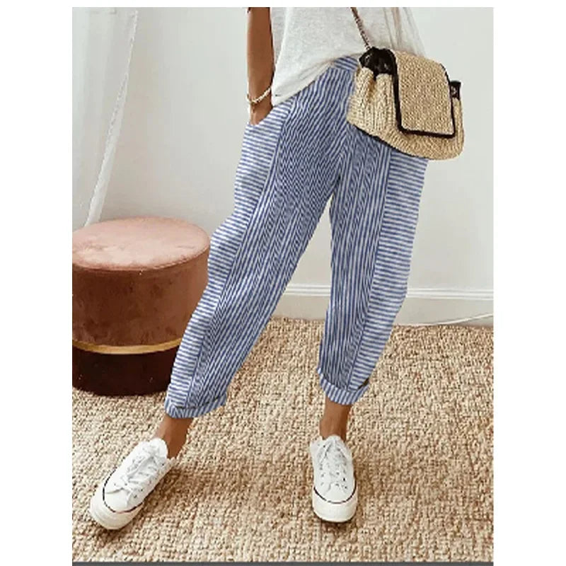 CHIC STRIPED PANTS – COMFY AND LOOSE!