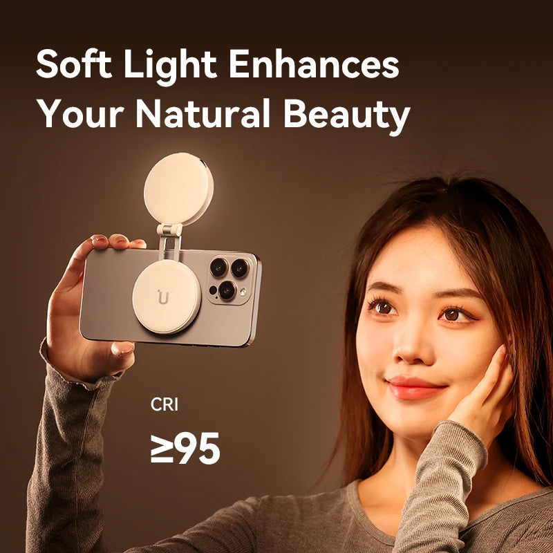 MAGSAFE SELFIE LIGHT – PORTABLE FILL LIGHT FOR iPHONE VLOGS &amp; SELFIES!