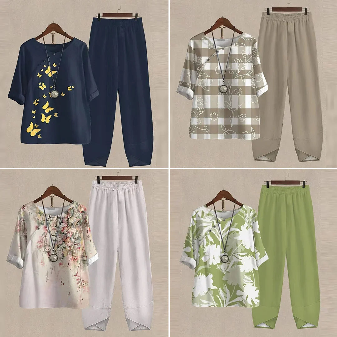 EFFORTLESS CHIC SHIRT &amp; PANT SET – STYLE MADE EASY!